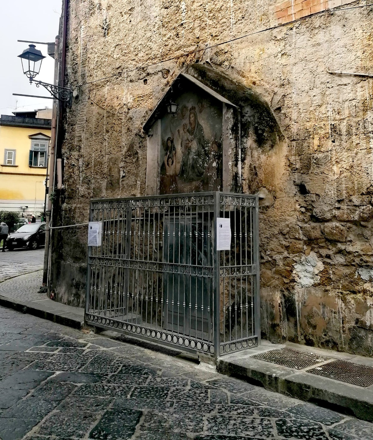 gabbia via cavour affresco