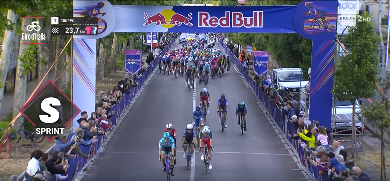 giro d'italia casoria red bull km