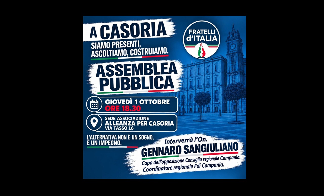 fratelli d'italia assemblea pubblica dove quando